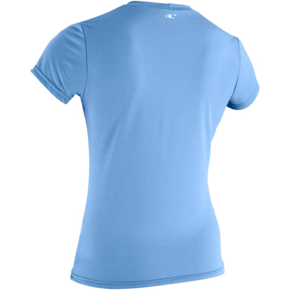 2026 O'Neill Womens Basic Skins Short Sleeve Sun Shirt 5716 - Azurine